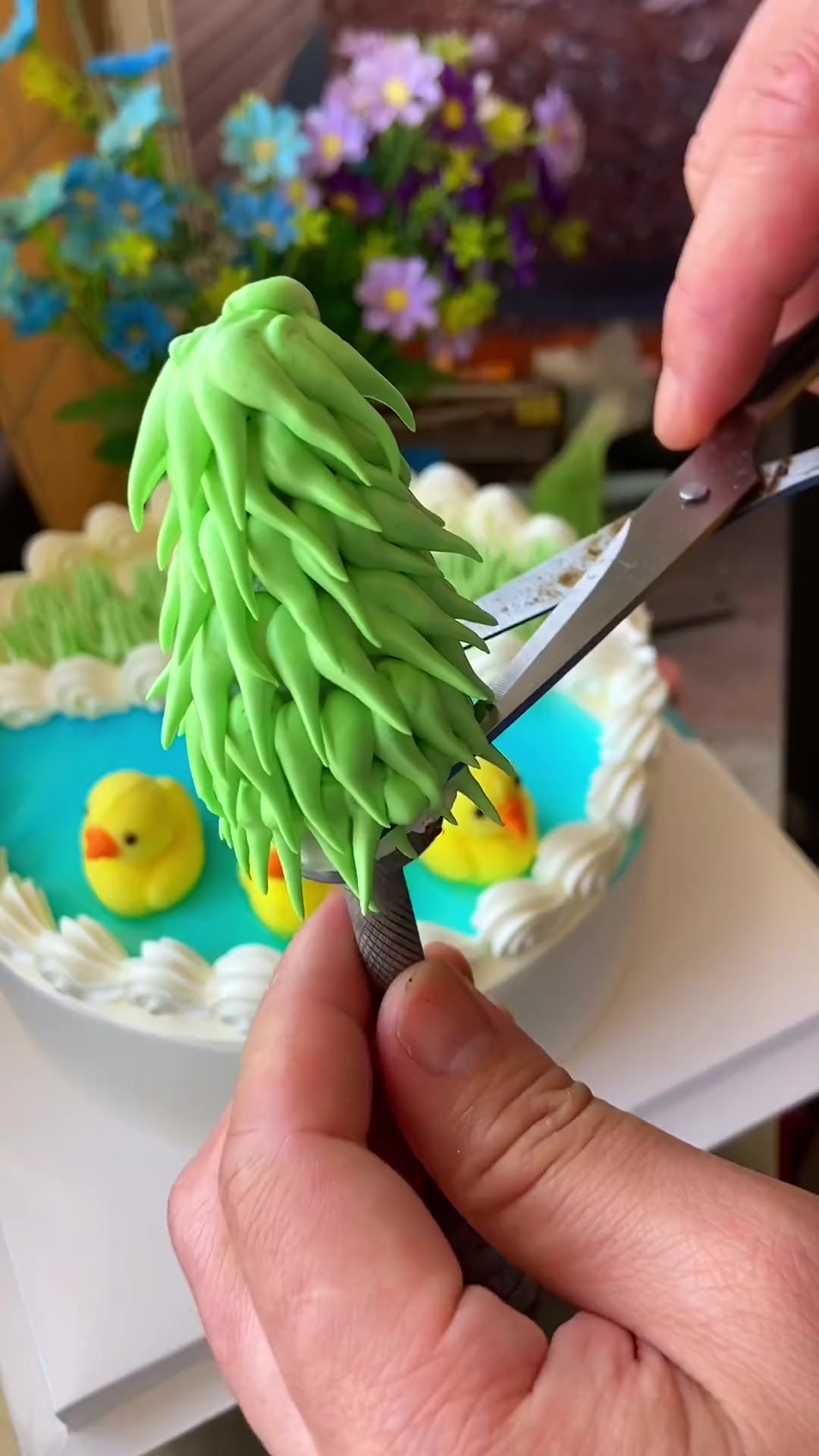 原来小黄鸭蛋糕这么可爱简单，你学会了吗？