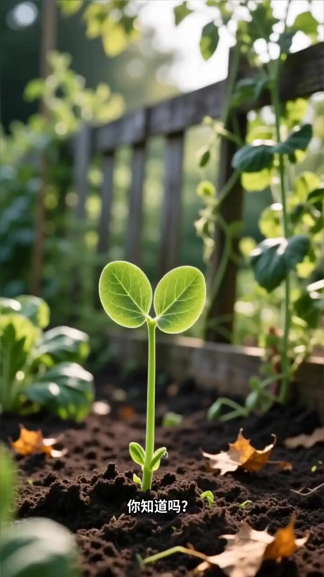 豌豆:攀爬生长豆类蔬菜