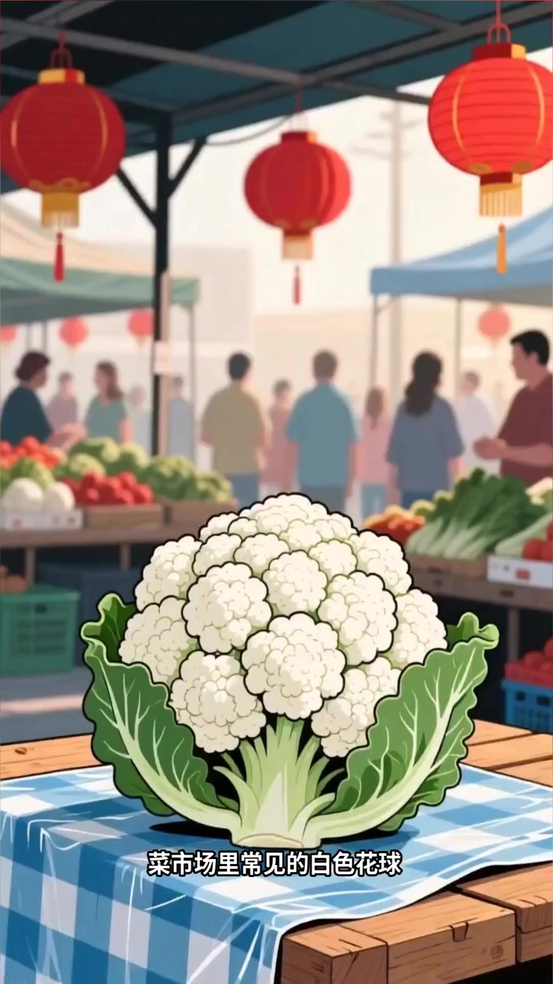 花菜:白色花球蔬菜