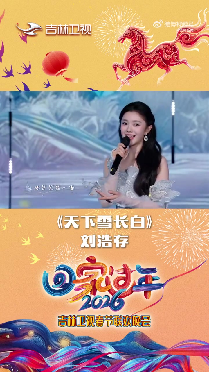 回家过年——2026年吉林卫视春节联欢晚会《天下雪长白》吉林卫视2026春晚 和吉林卫视一