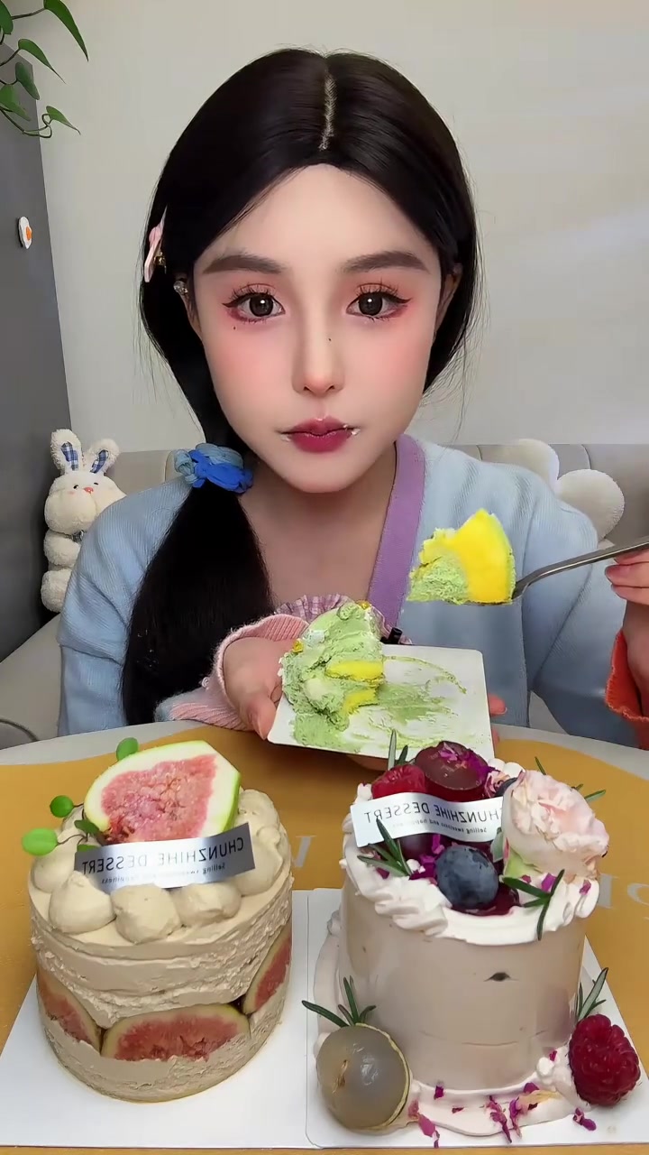 超级漂亮又好吃的奶油蛋糕来喽～