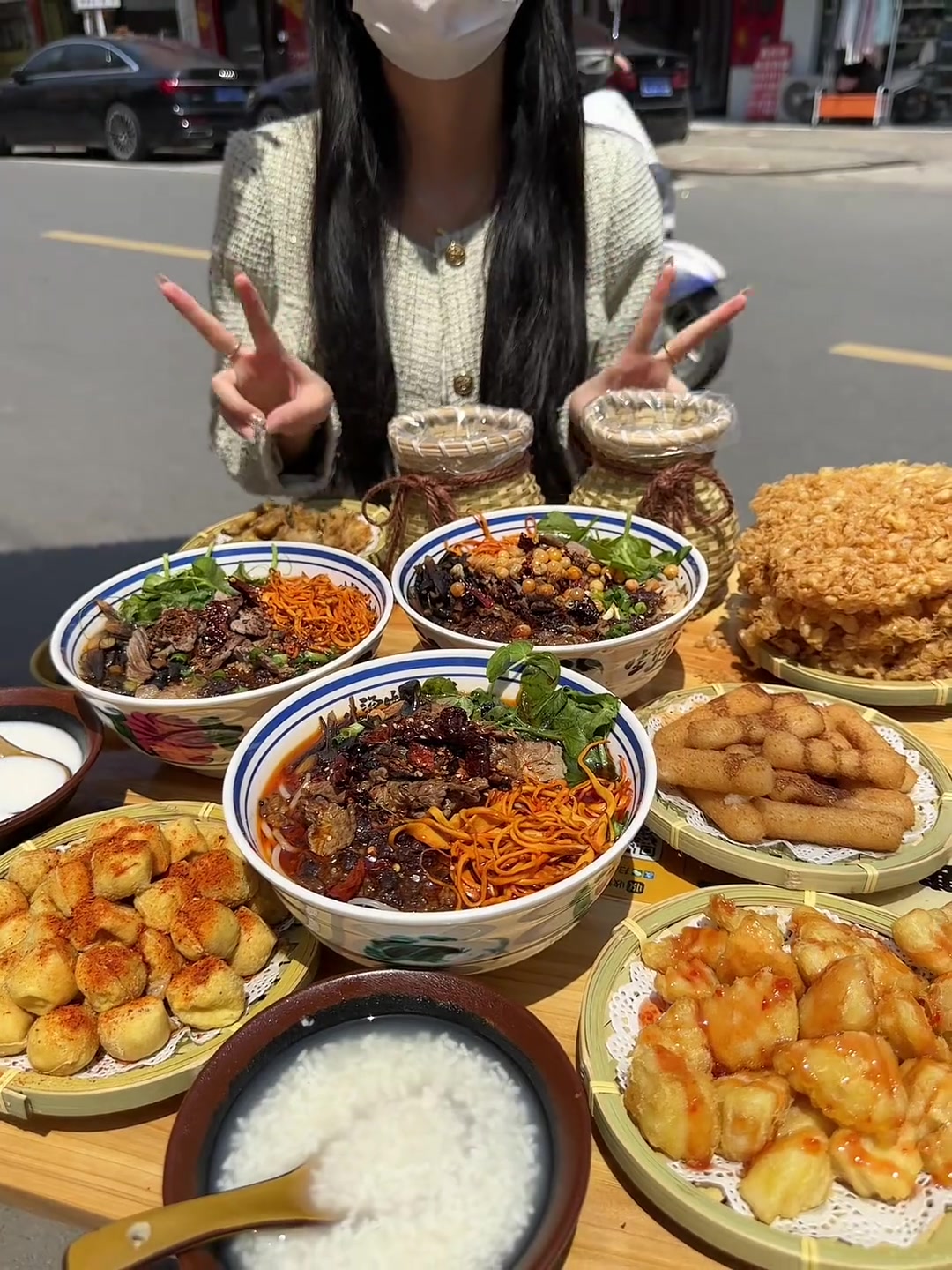 不夸张！在泗县吃生烫牛肉米线，汤好喝到想喝光
