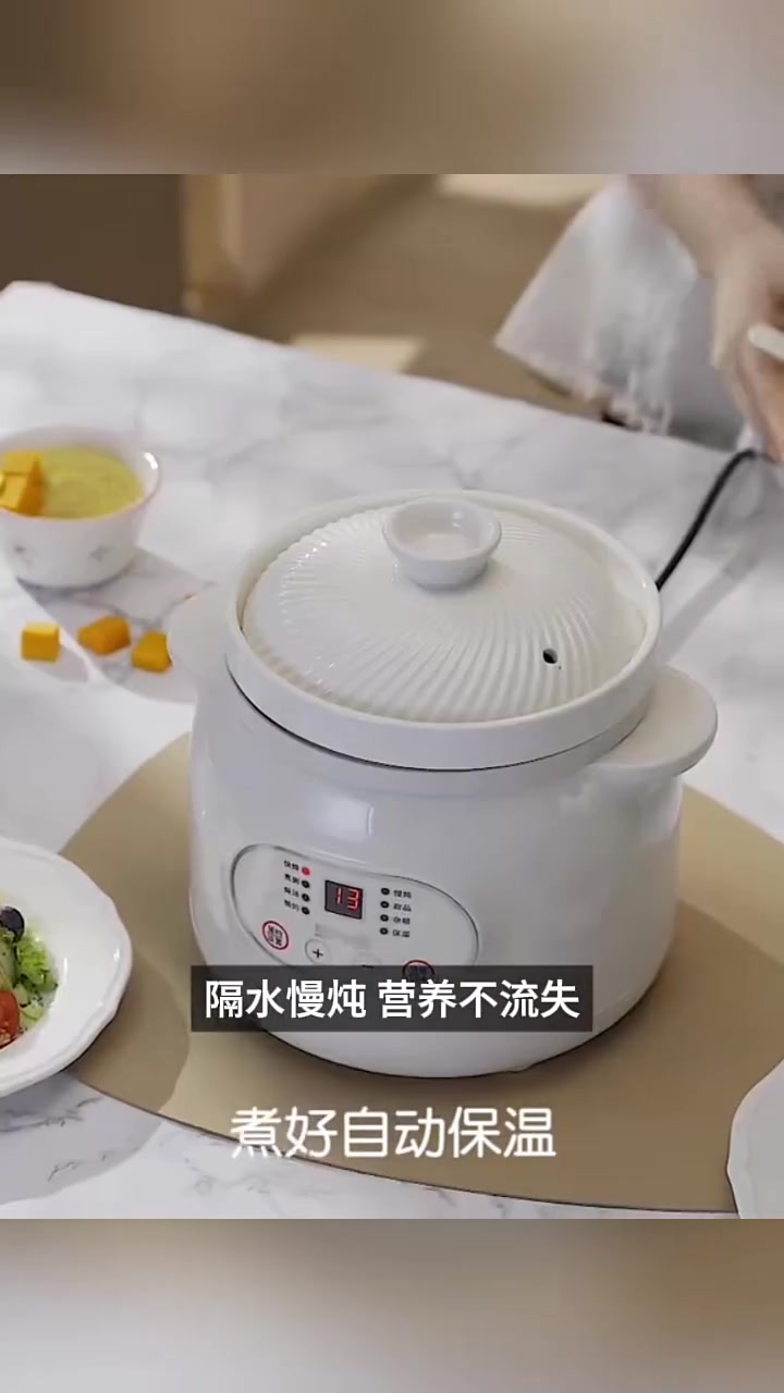 陶瓷电炖锅多功能辅食锅熬粥大容量煮粥神器家用全自动煲汤电砂锅