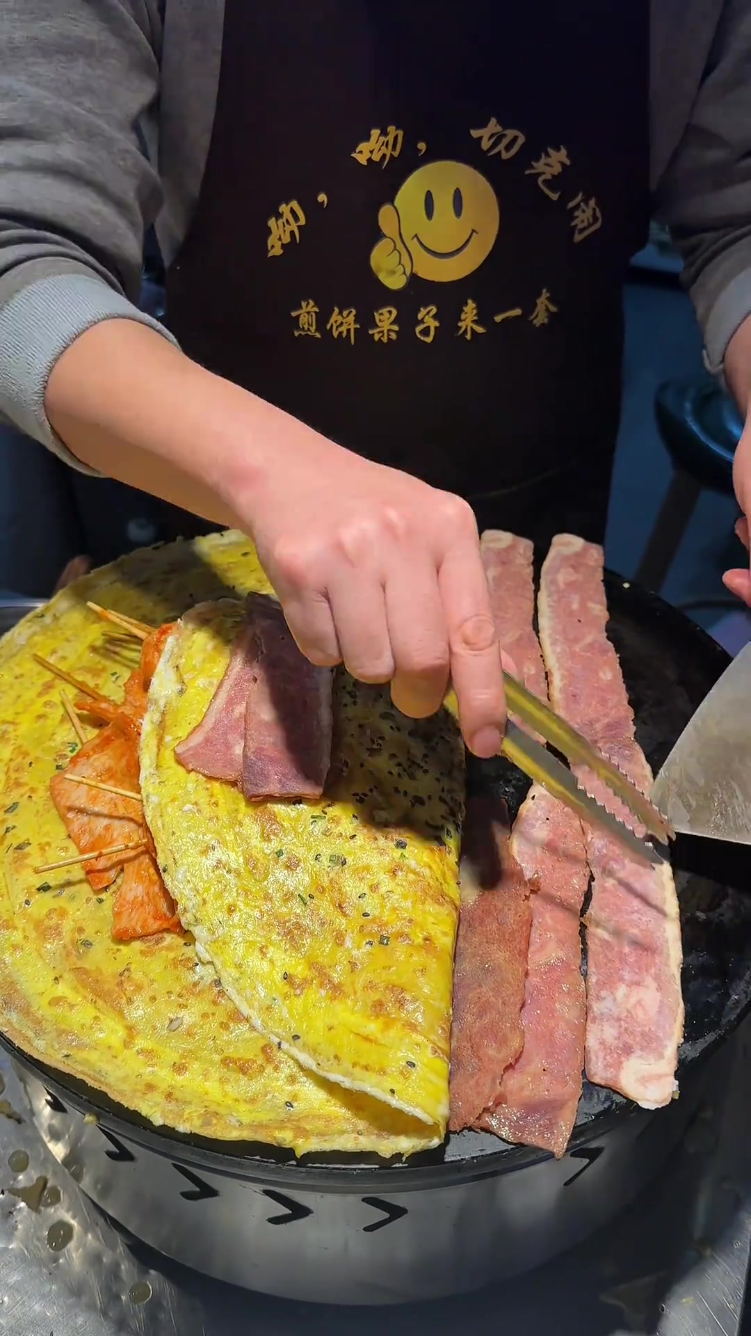 简简单单吃个煎饼果子，煎饼果子长沙美食美食