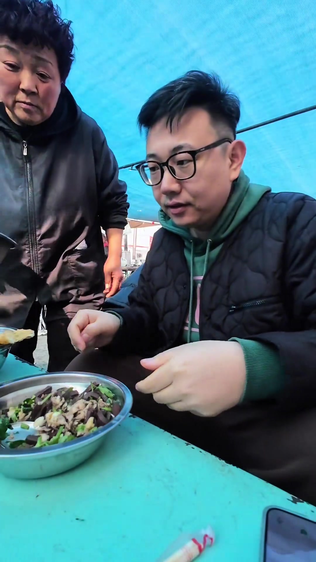 腊月二十六逛朱桥大集，吃面鱼喝羊汤