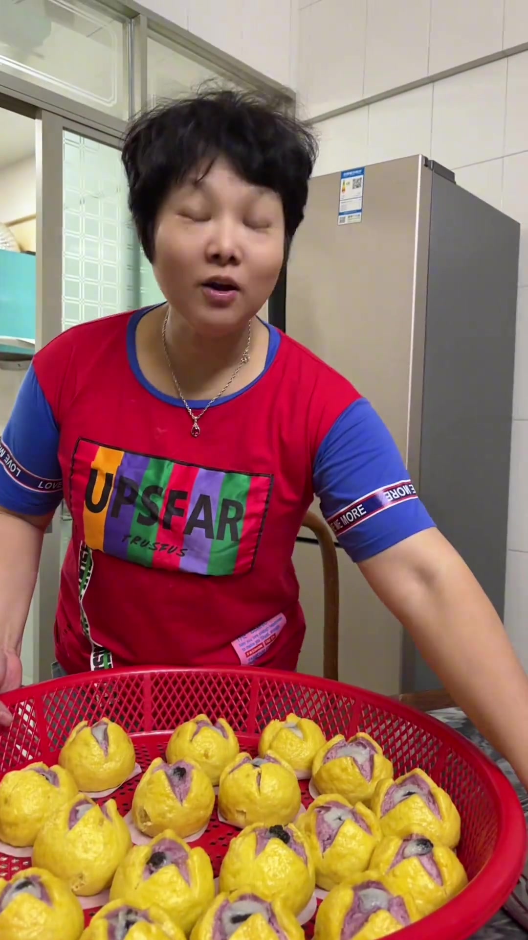 爆浆三色馒头，这口感真的绝了！