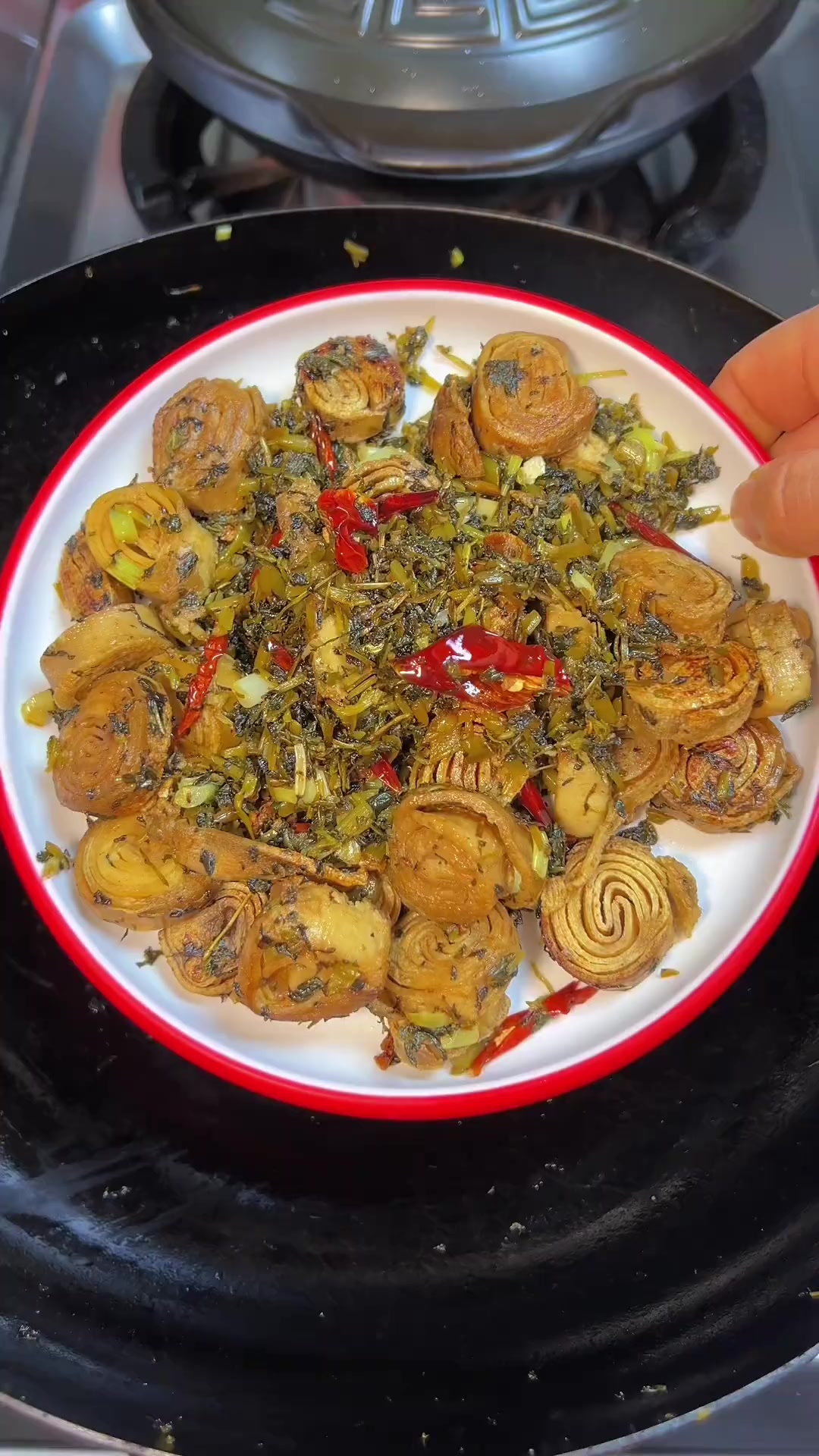 湖北广水土特产：霉千卷、白花菜、酸菜家常菜