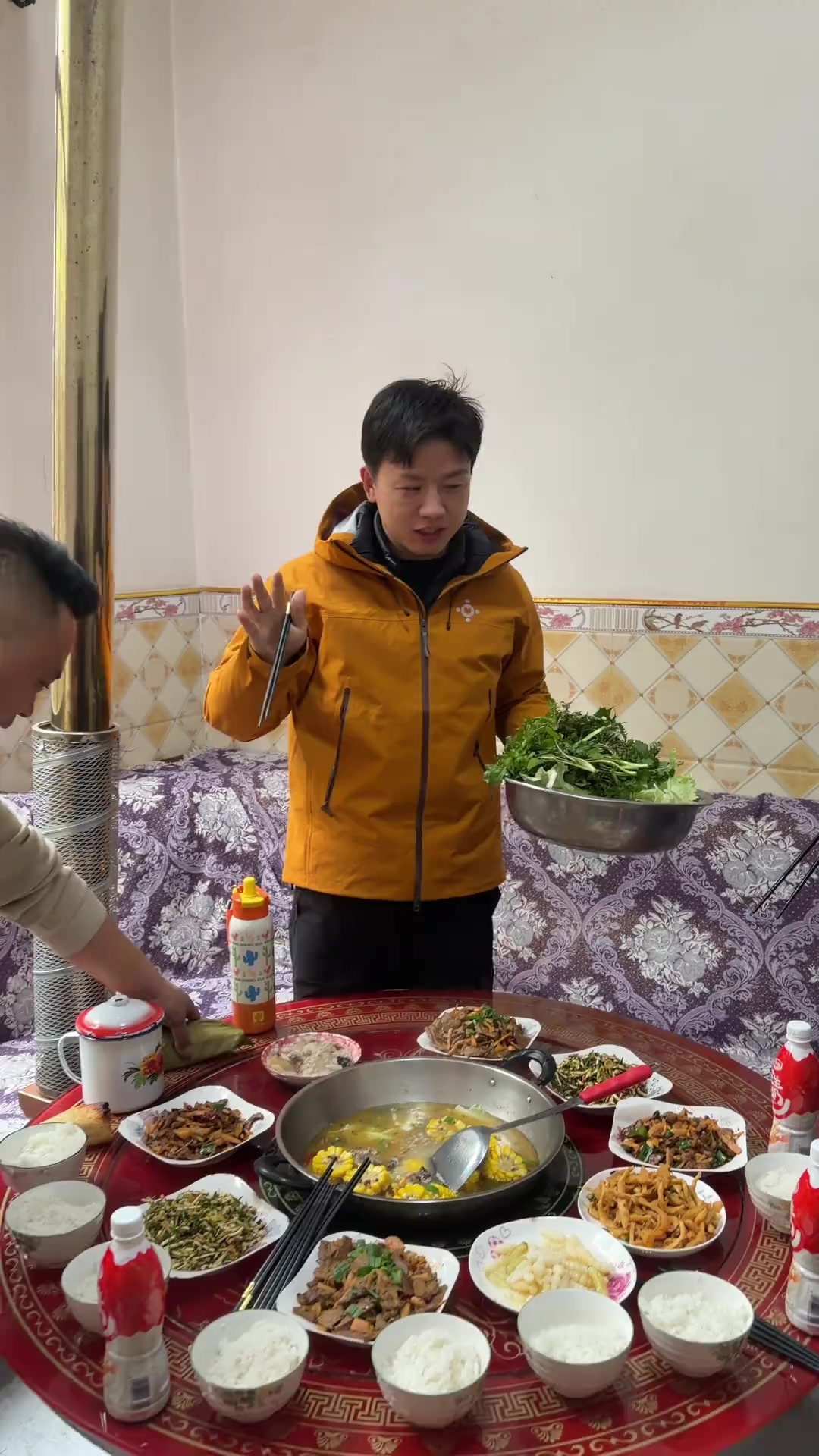 恩施人回家过年，家乡饭菜太安逸！