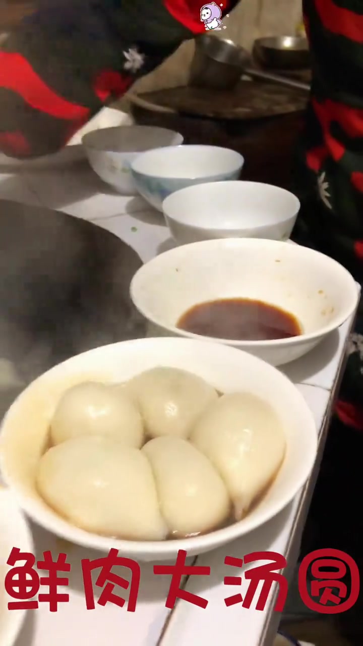 宁波鲜肉大汤圆猪肉汤圆高尔夫大汤圆