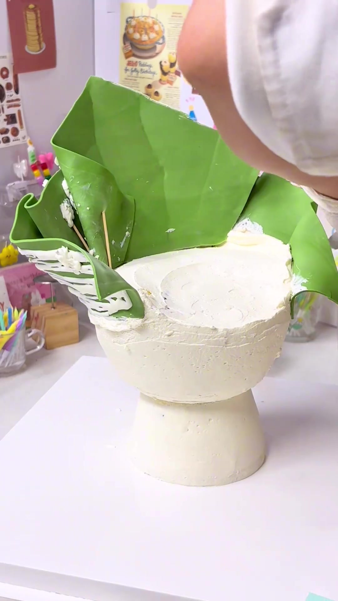 6寸花束蛋糕制作过程