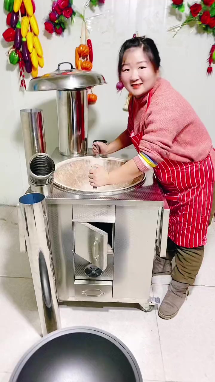 移动不锈钢铁锅炖灶台