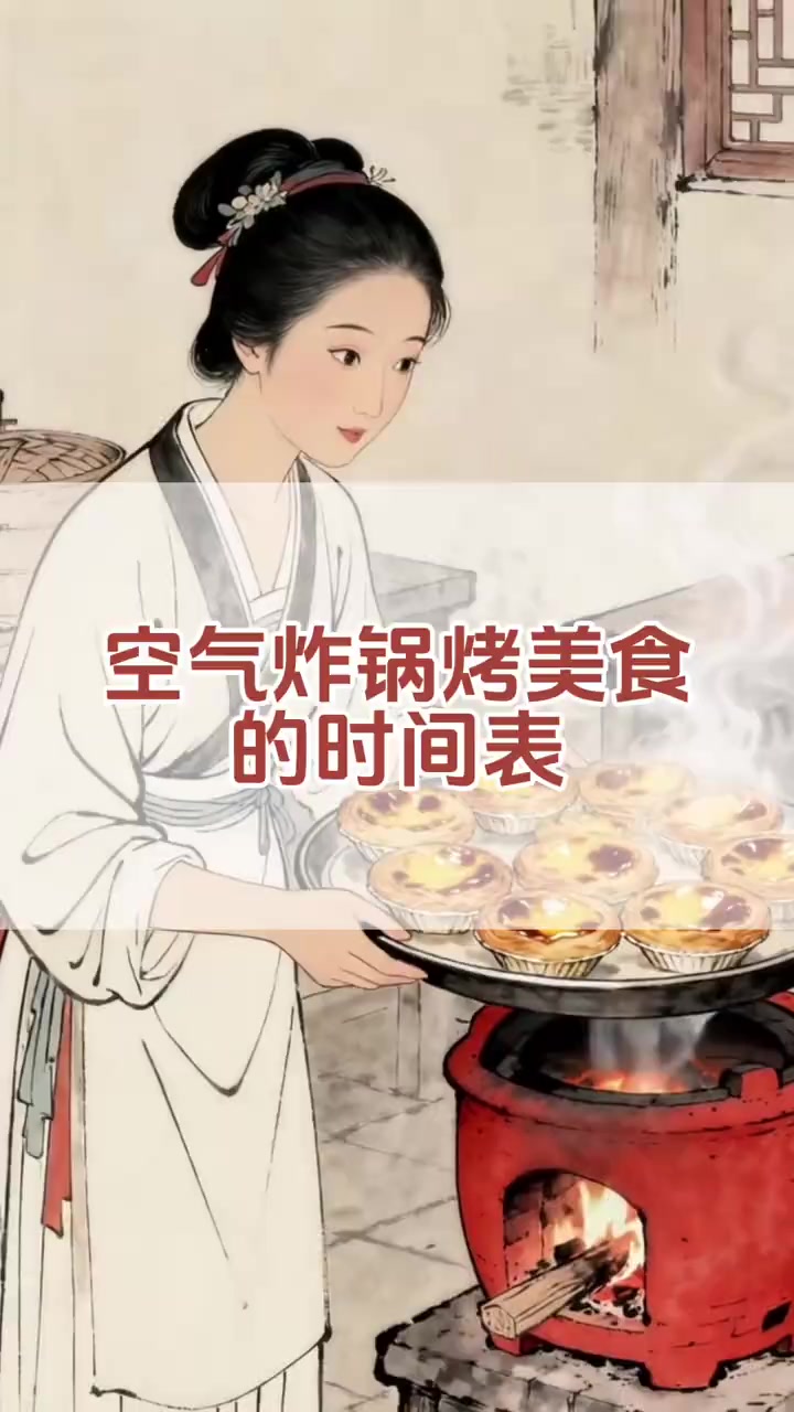 记住空气炸锅烤美食的时间表了吗？#悦动生活季#
