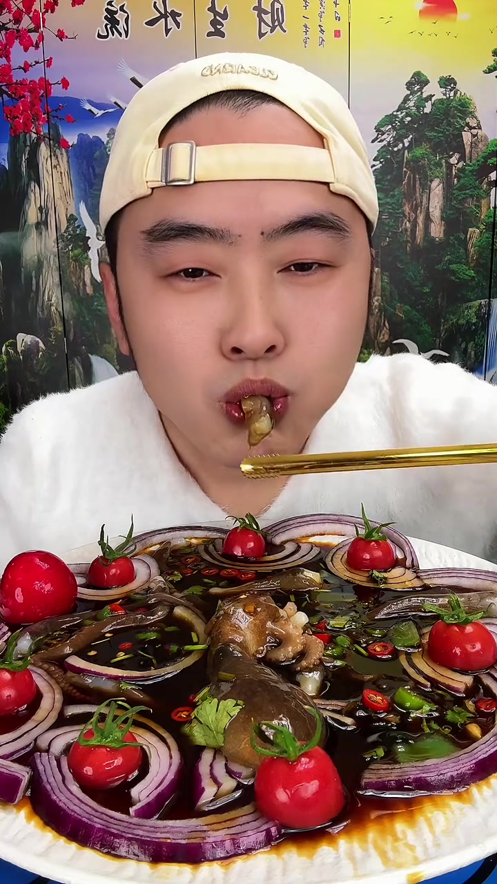 鲜活八爪鱼刺身