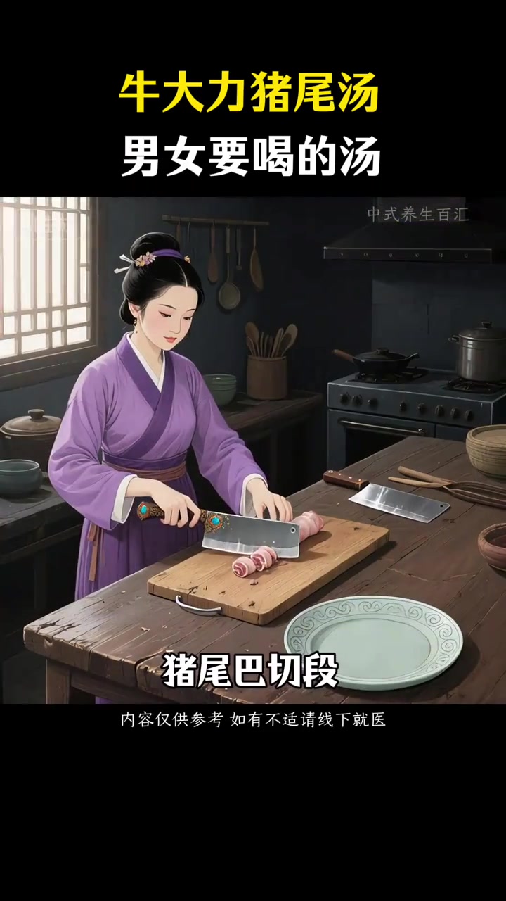 经常干体力活很累,收好牛大力黑豆猪尾汤!#悦动生活季#