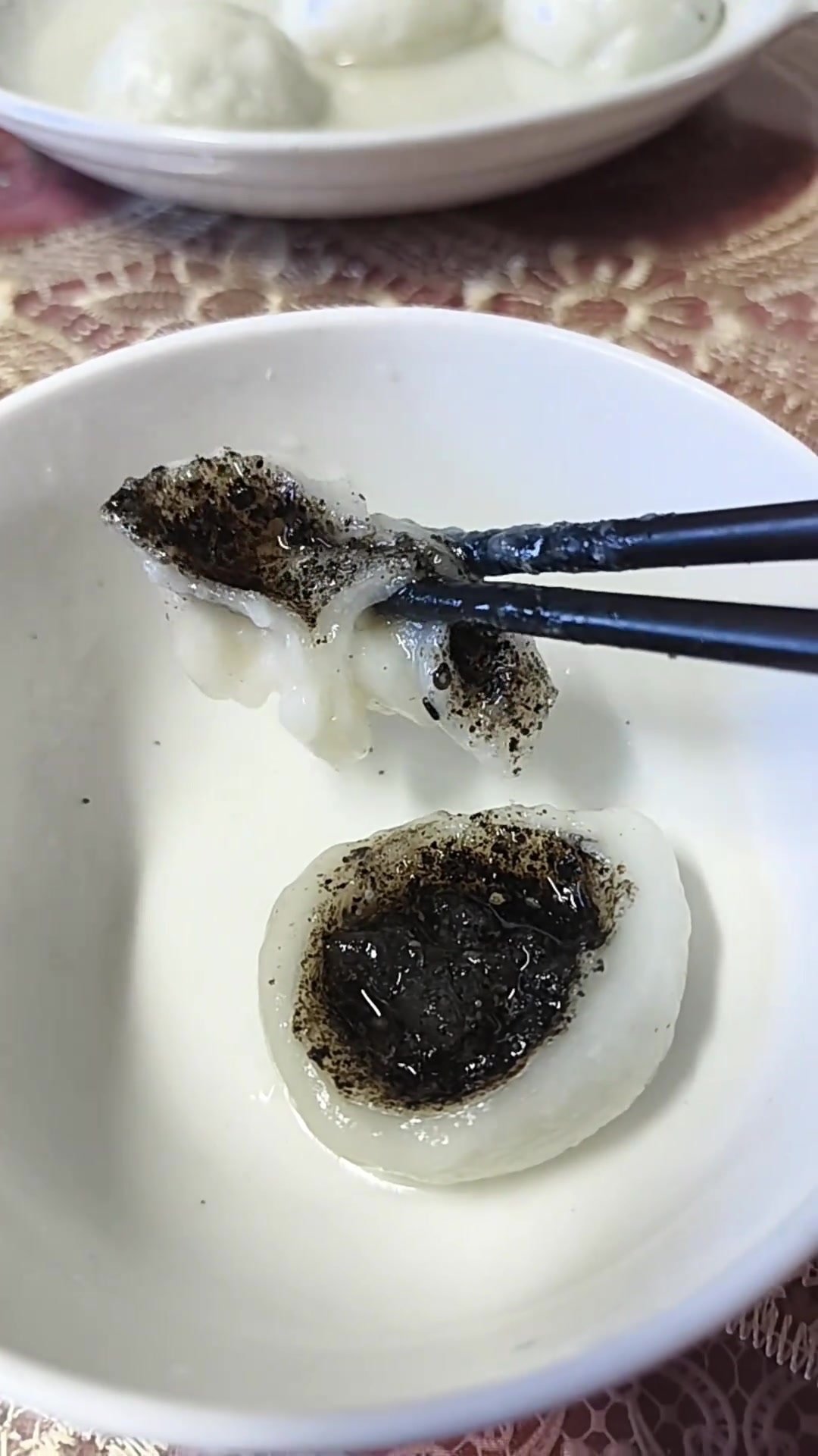 妈妈的味道：手工芝麻猪油汤圆软糯香甜