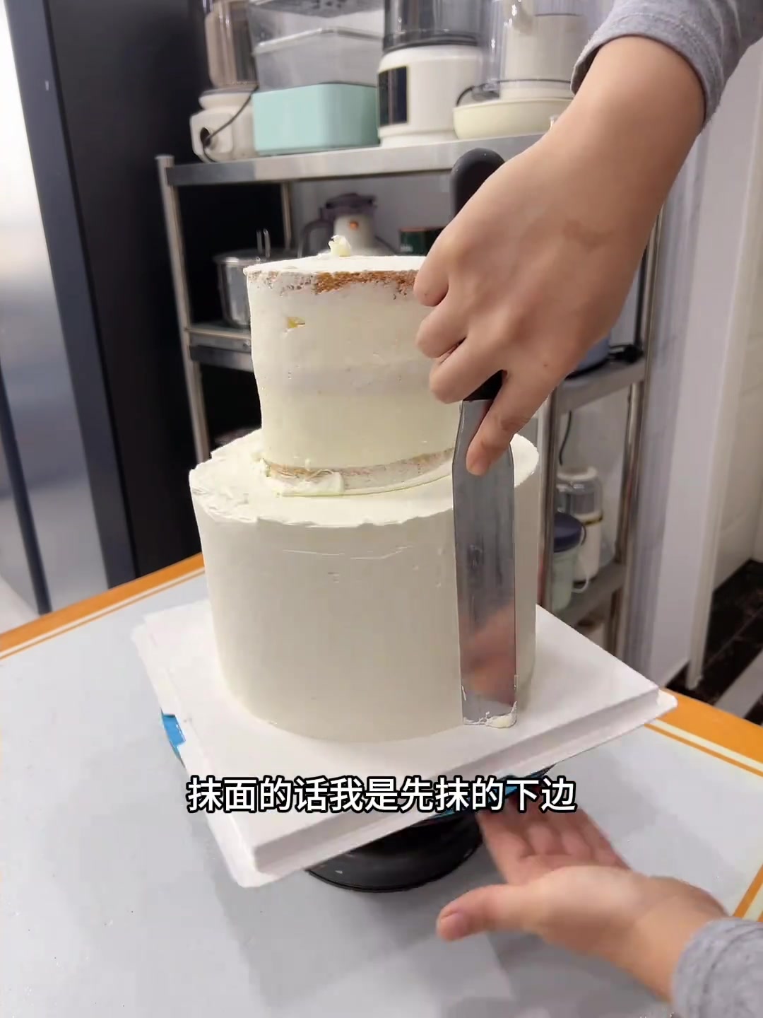 8+5小公主蛋糕，这样操作双层绝对不会出问题