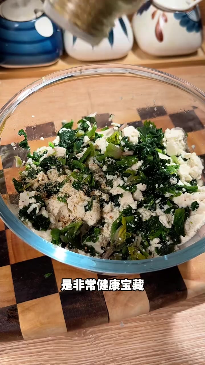 菠菜拌豆腐