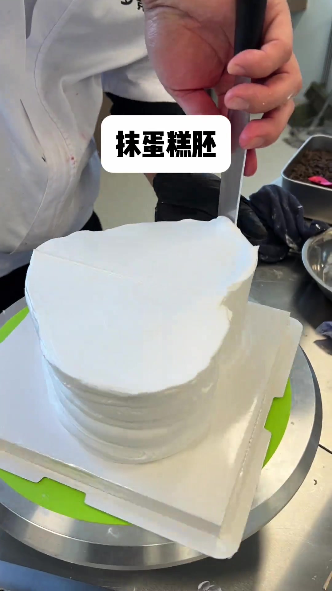 渐变玫瑰爱心蛋糕