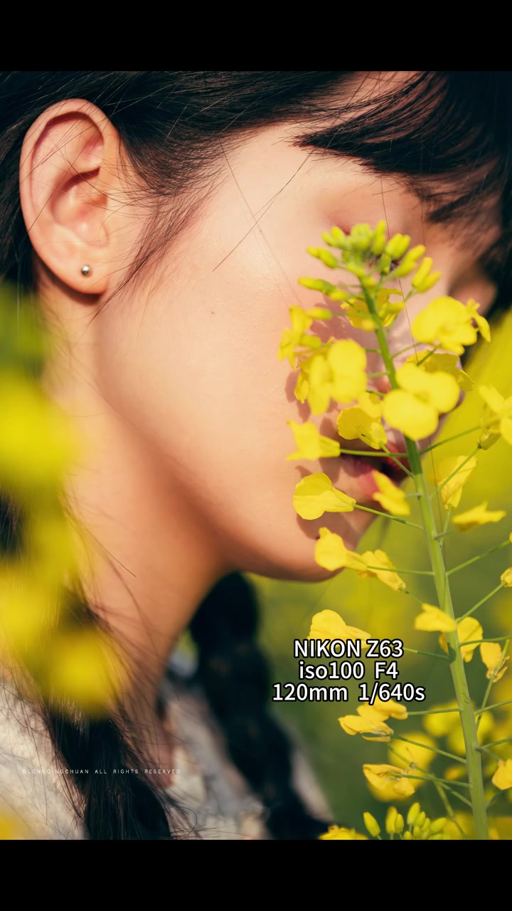 油菜花这么拍真的可以摆脱“土”感(附教程参数)#春天当然要拍油菜花 #早春的油菜花我先拍了