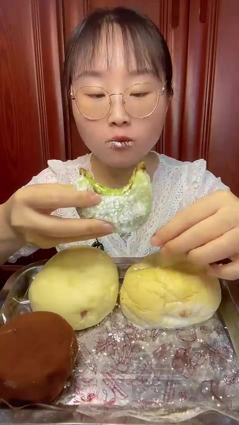 冰面包罗森便利店冰皮月亮蛋糕