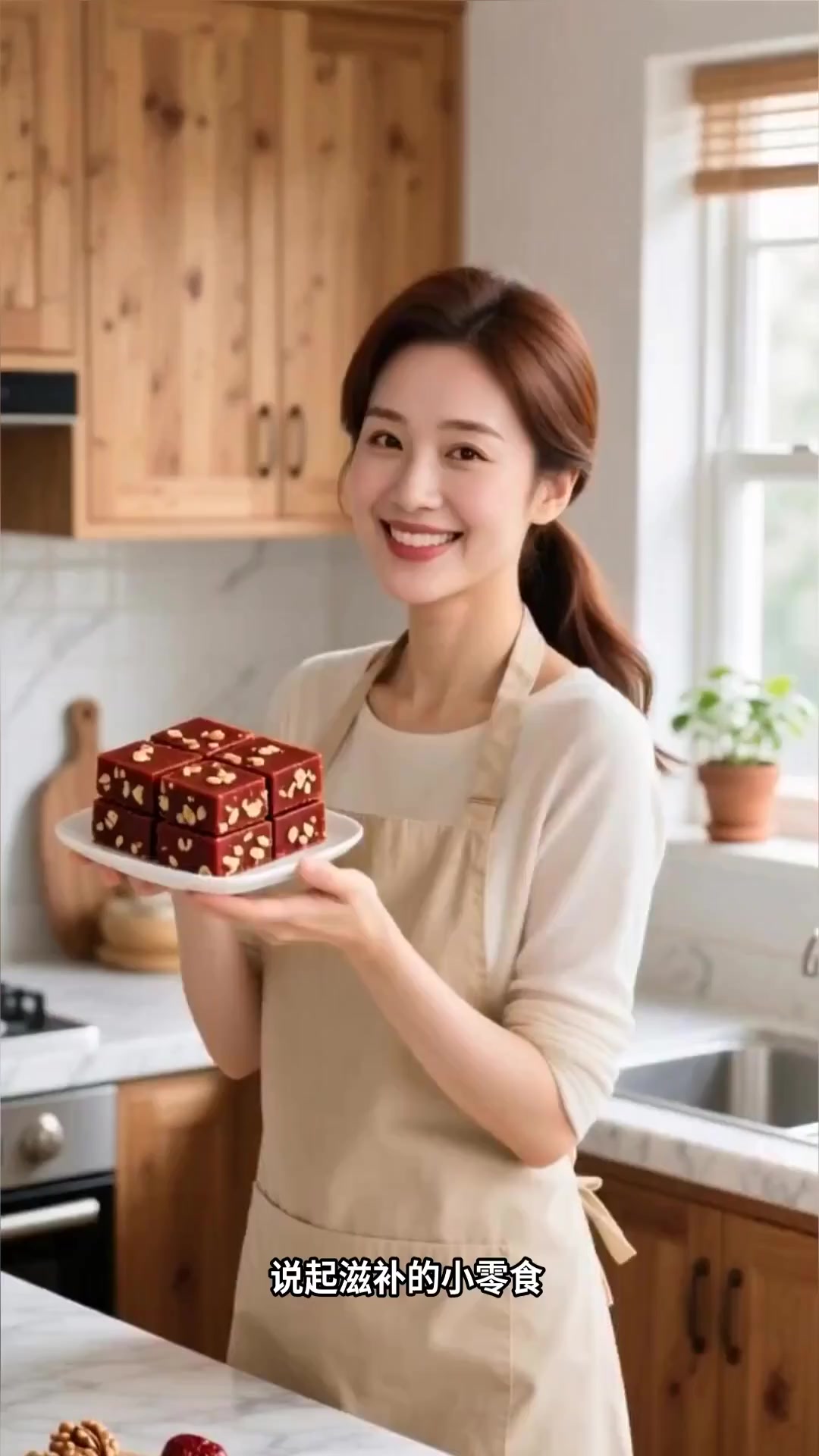 气血差、记性差？红枣核桃糕，女性常吃补气血又补脑！
