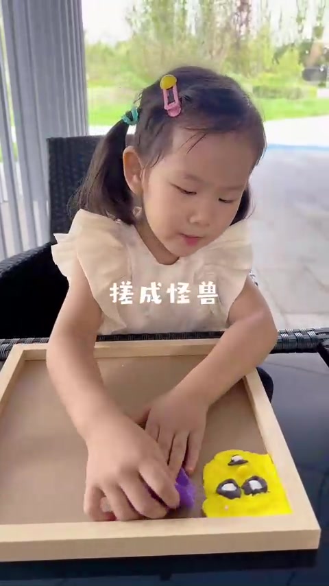 操作简单成就感满满的手工粘土作品，画框里超可爱，2-10岁能