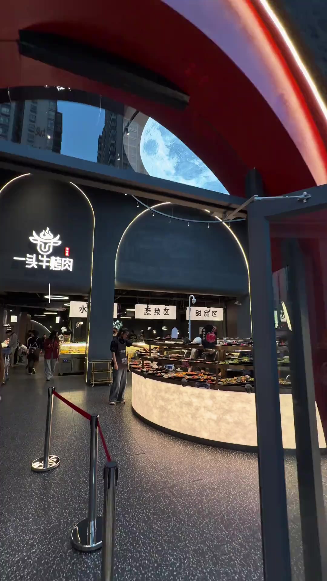 广州白云区,一头牛烤肉自助实拍