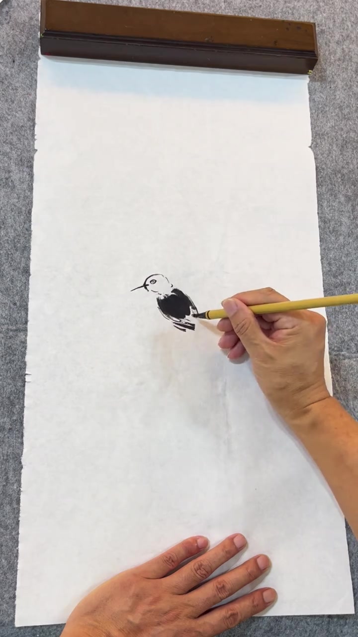 超简单!用鸡蛋鞍唇蛋就能画小鸟