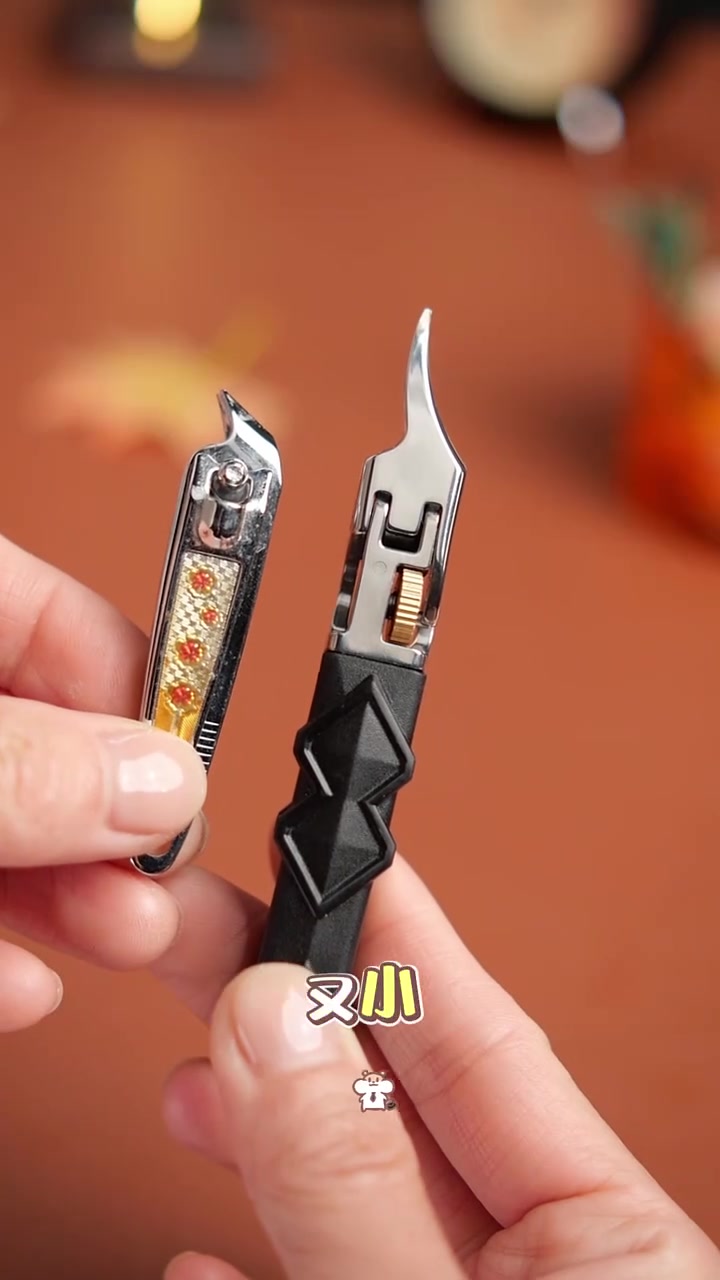 坚固耐用。刀刃锋利无比，剪甲轻松利落。独特设计，握感舒适 #斜口指甲刀 #指甲刀 #指甲剪
