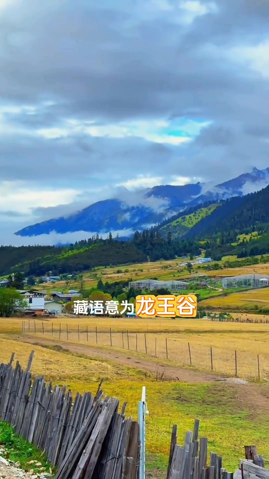 东方小瑞士-鲁朗小镇你想不想要来看看呢?
