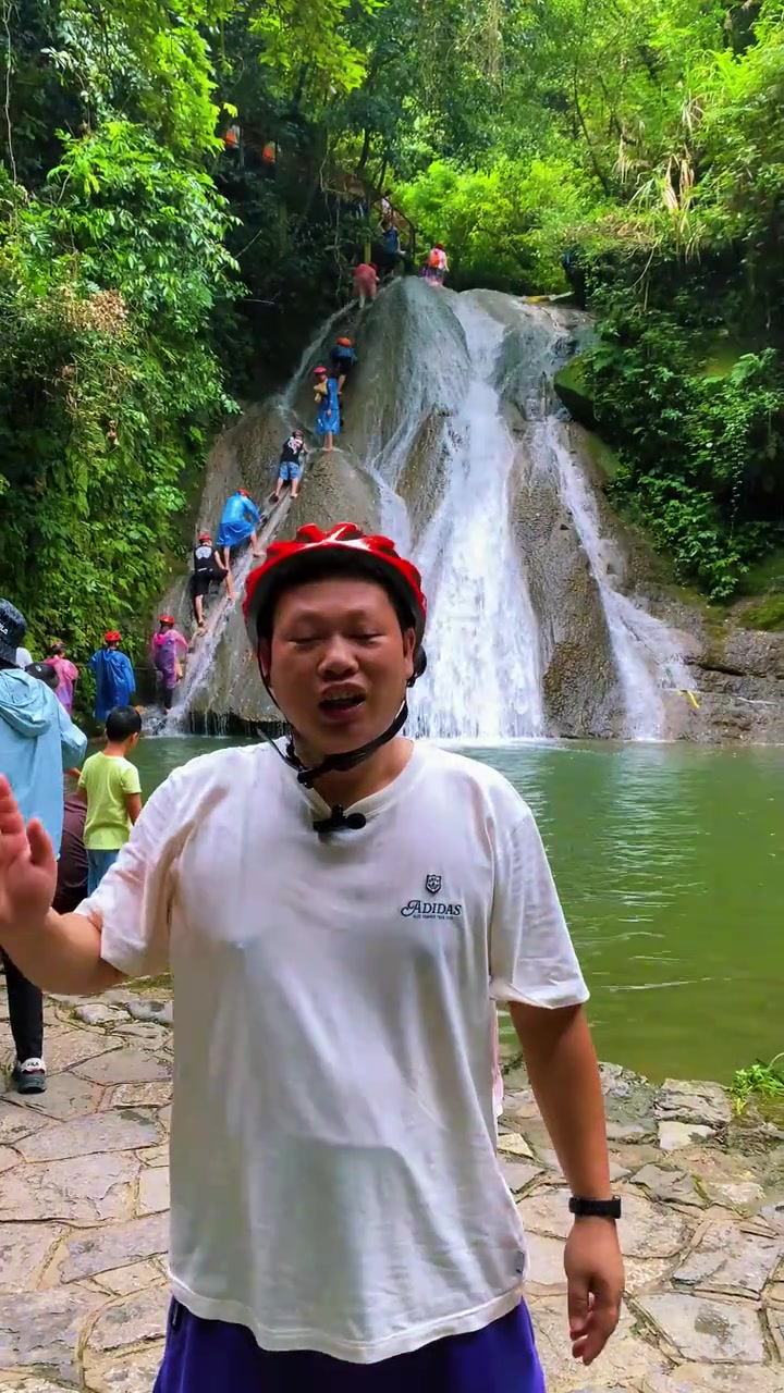夏天桂林玩水圣地—古东瀑布