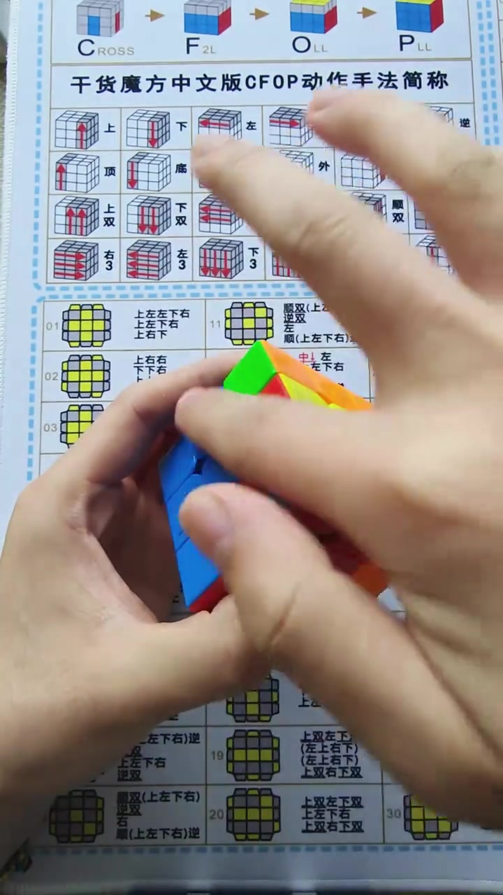新手学三阶魔方还原，八步轻松学会
