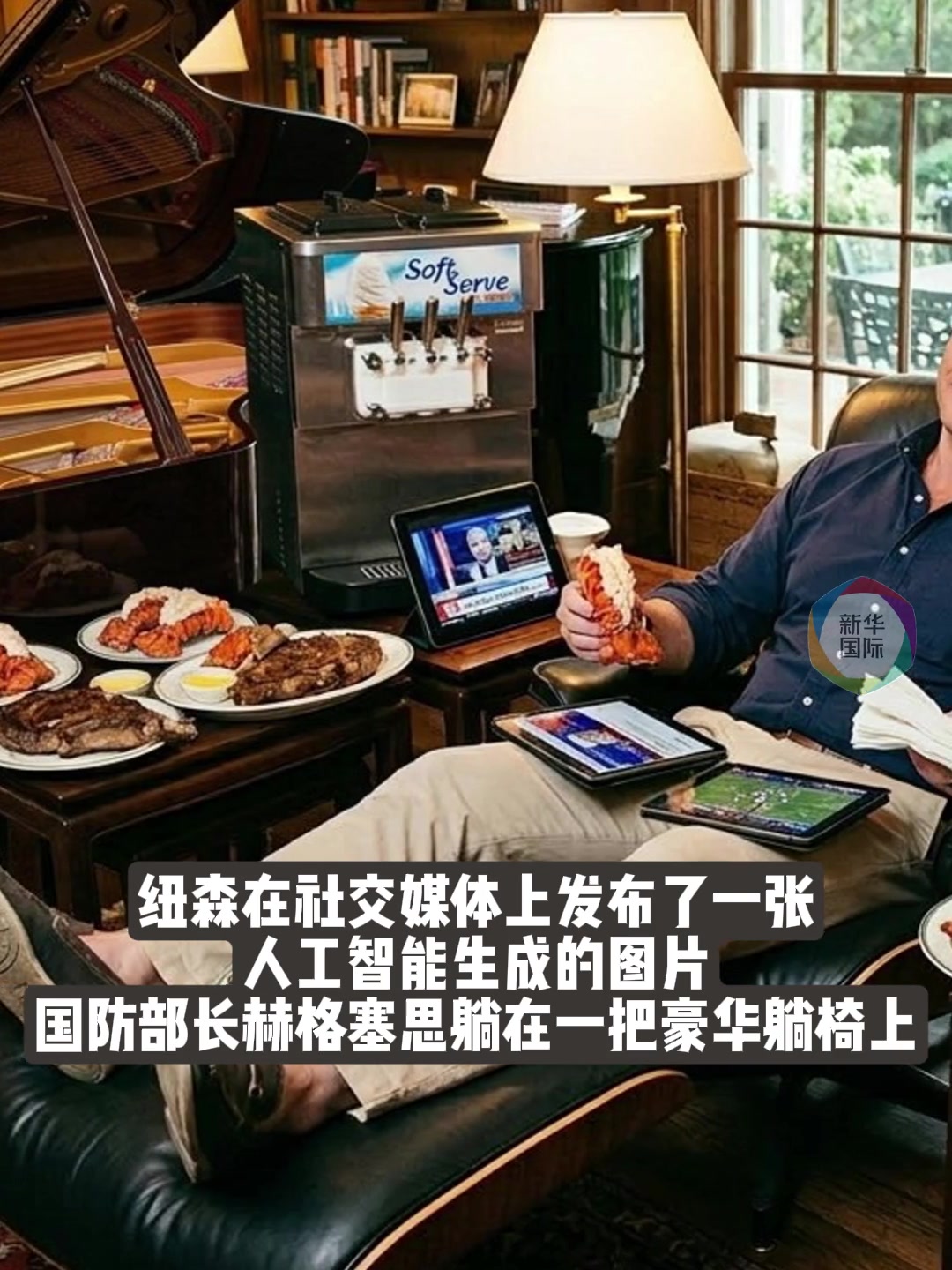 说说|1500万吃牛排、690万吃龙虾尾,美国防部被曝“龙虾门”