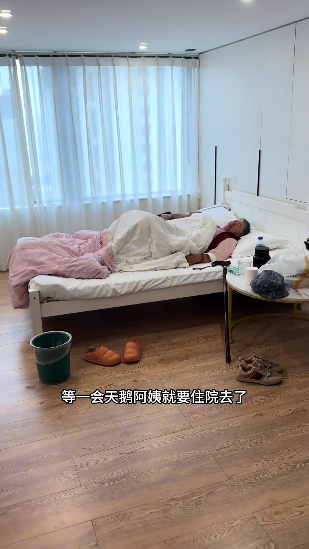 带着天鹅阿姨,乘高铁赴昆明住院