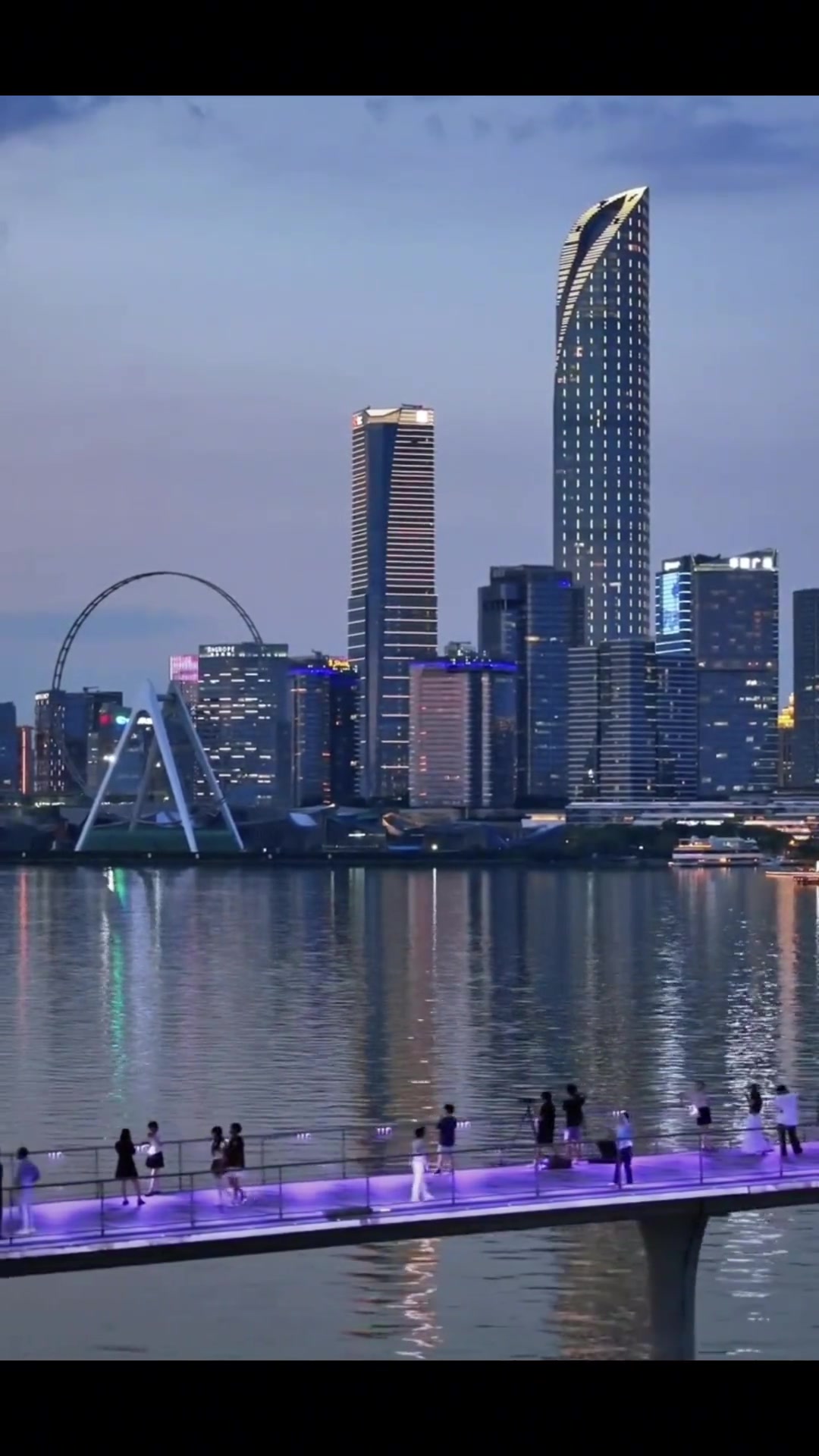 来苏州必去金鸡湖，赏治愈系夜景