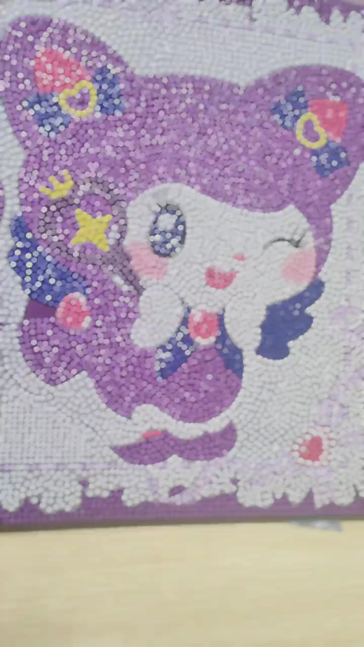 漫画人物钻石画手工怎么做