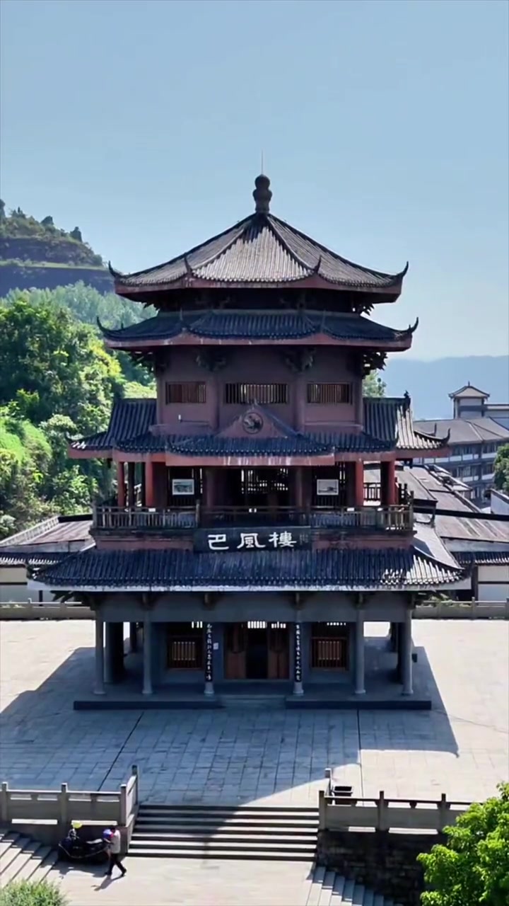 达州凤凰山三大景点,无人机航拍视角太赞