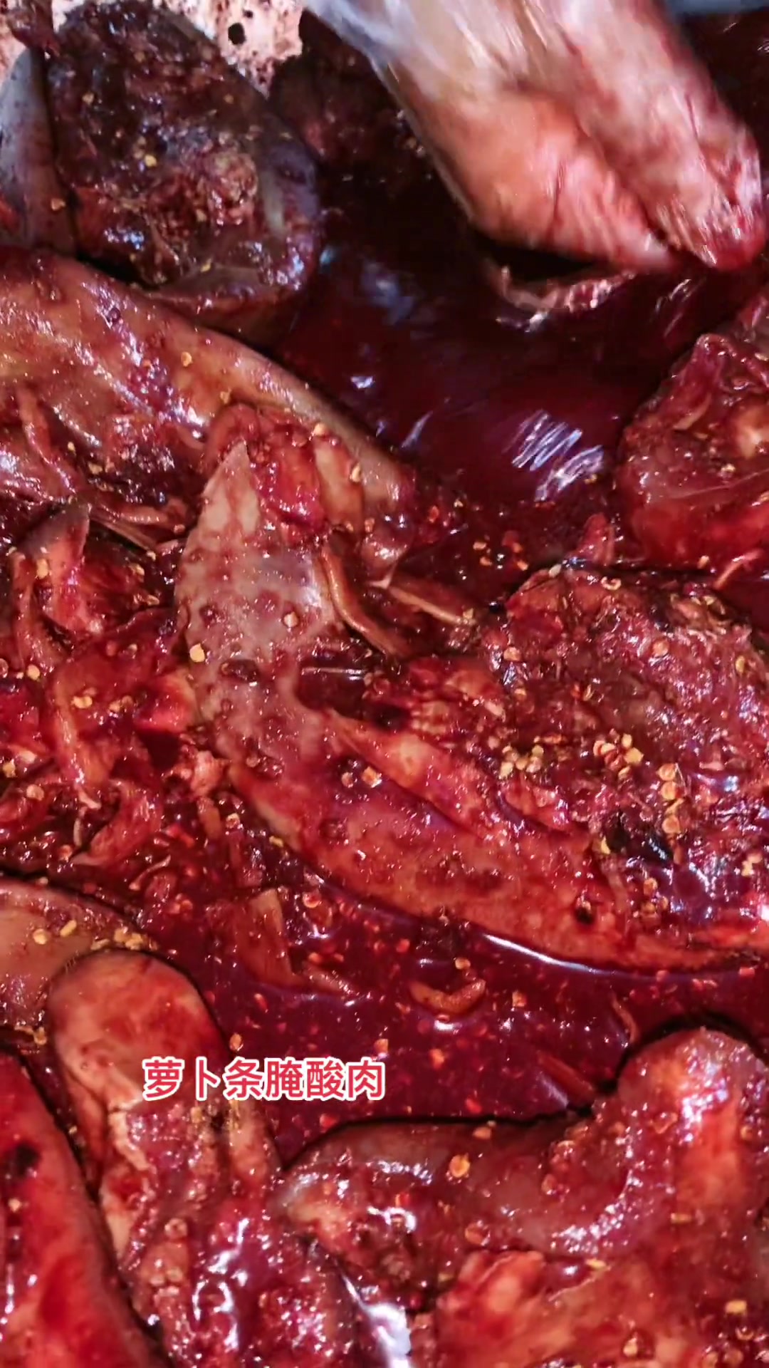 萝卜条腌酸肉相当奈斯