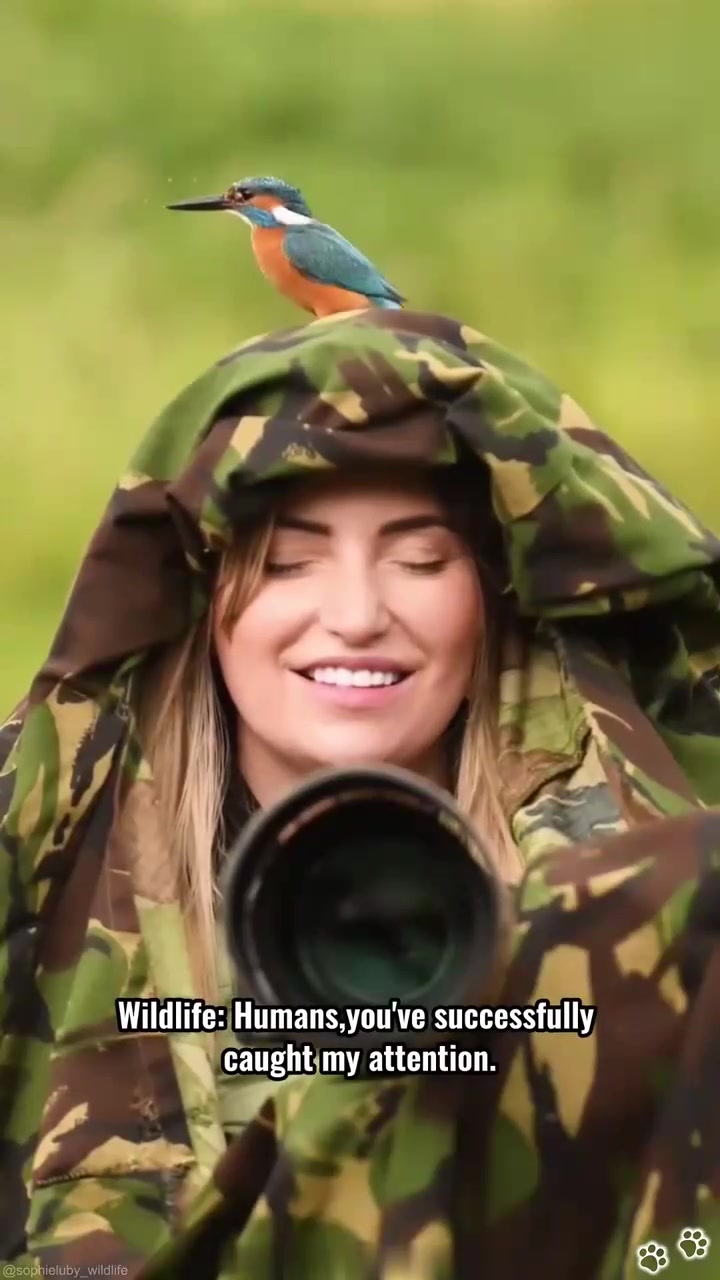 好的野生动物与摄影师的邂逅