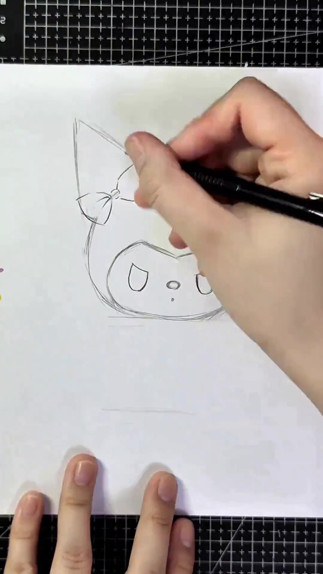 一分钟学会超可爱库洛米简笔画~