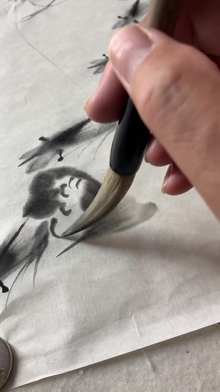 边唠嗑边画虾,轻松学国画虾的画法