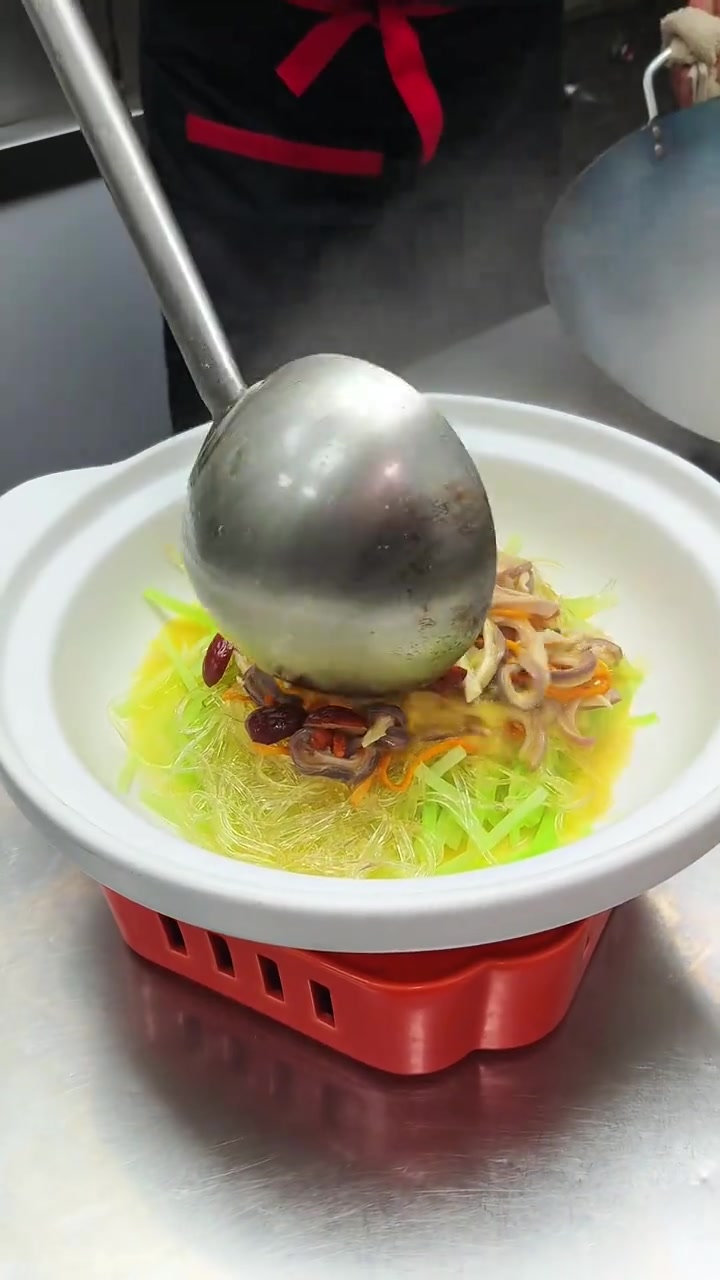 金汤猪肚丝 #美食教程 #金汤菜品做法 #聲悦精致餐厅