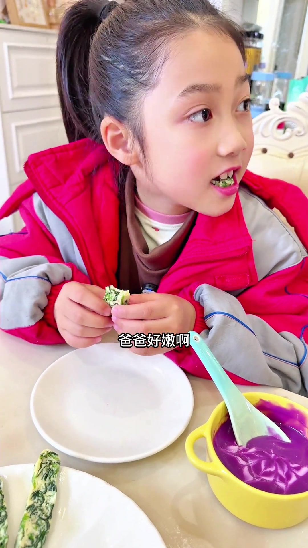 给孩子做南瓜蜜豆饼,松软香甜还简单