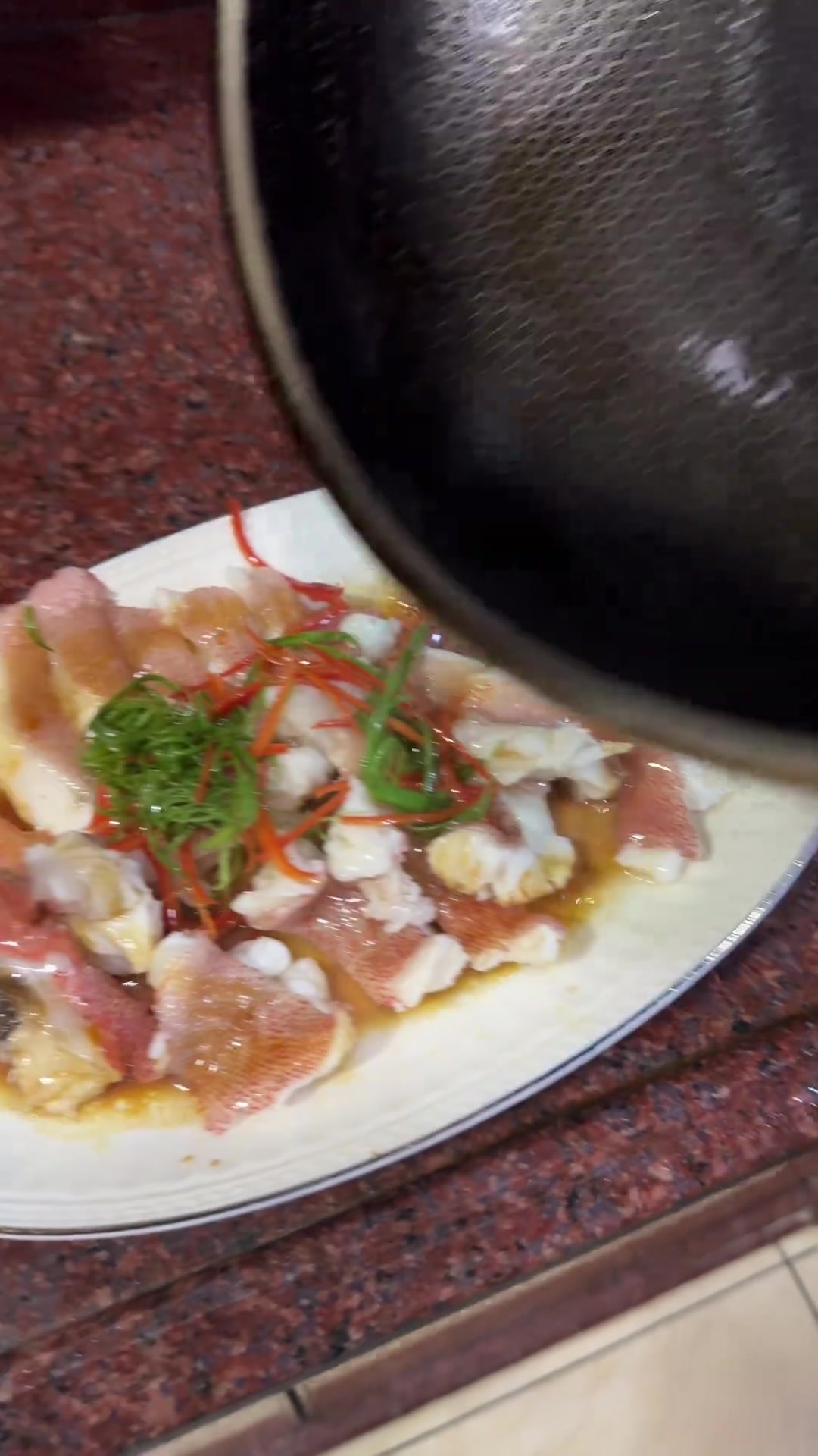 本港野生东星斑，一鱼两吃