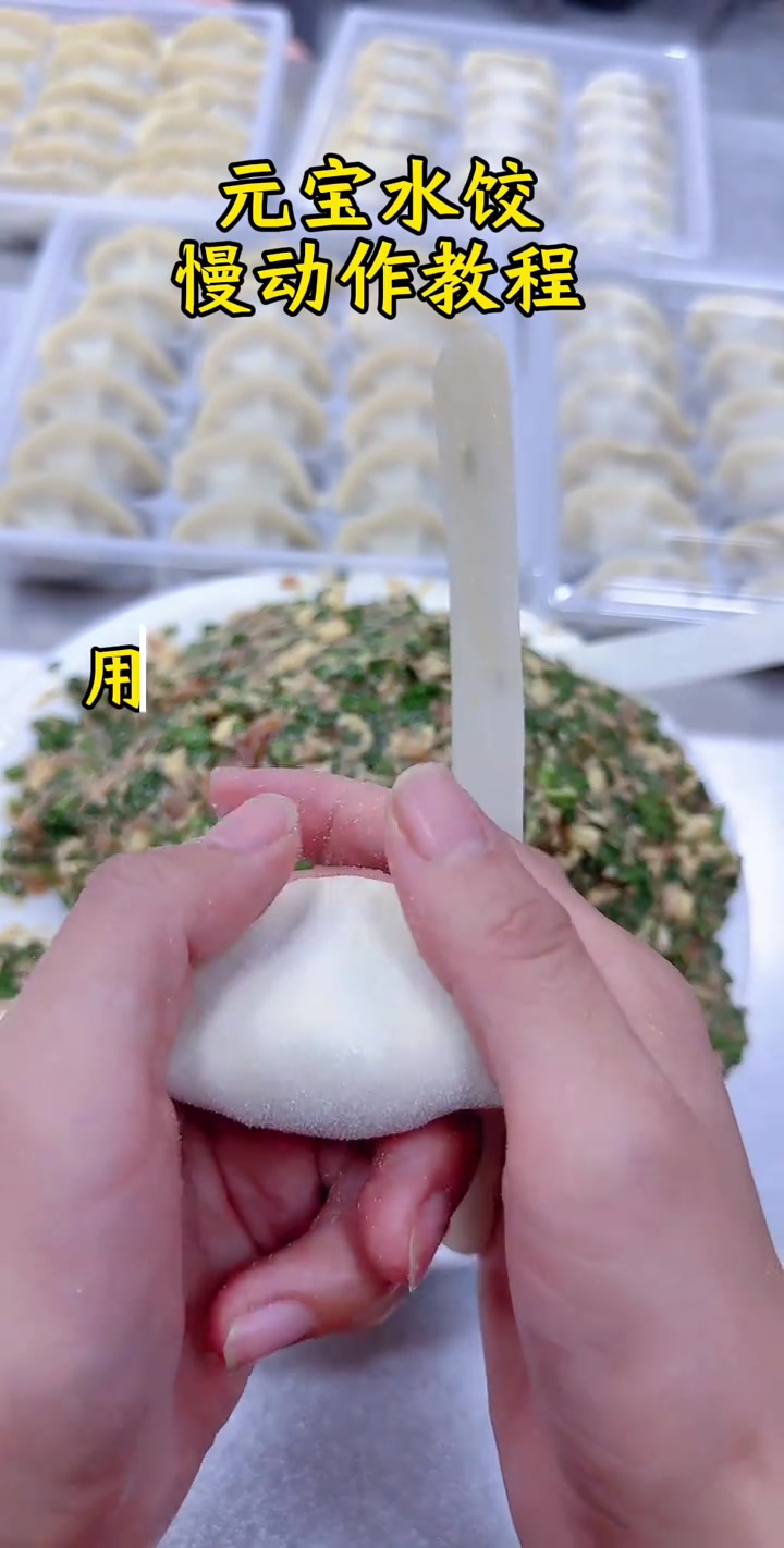 慢动作教你包饺子,新手轻松学会