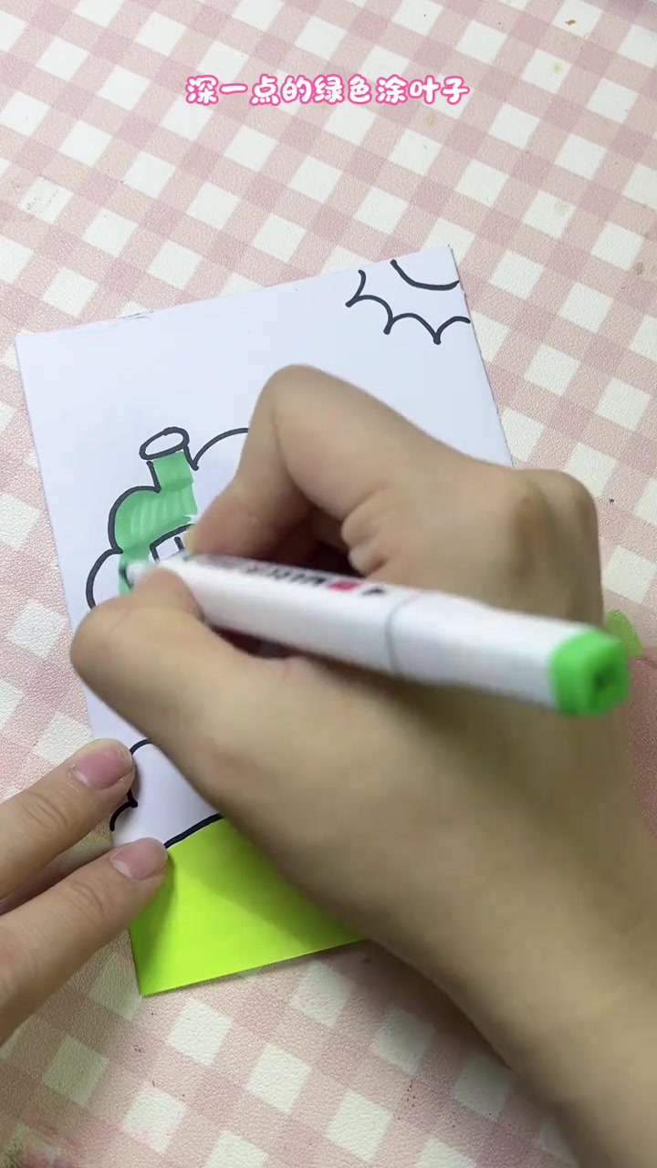 适合一二三年级的春天大树简笔画,简单又好看