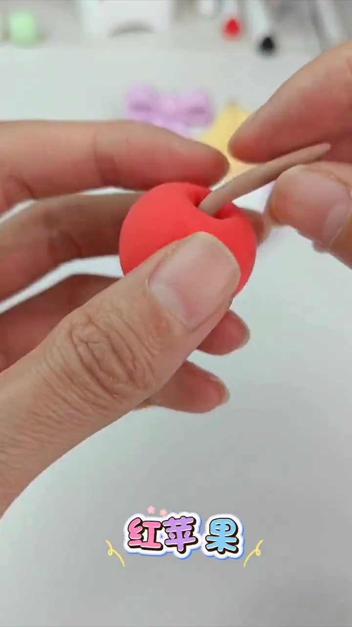 一分钟学会6种水果的超轻粘土做法