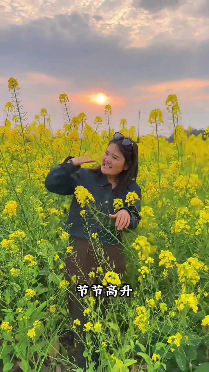 油菜花的花语叫“有财发”,愿你我在这个春天积极向上,节节高升