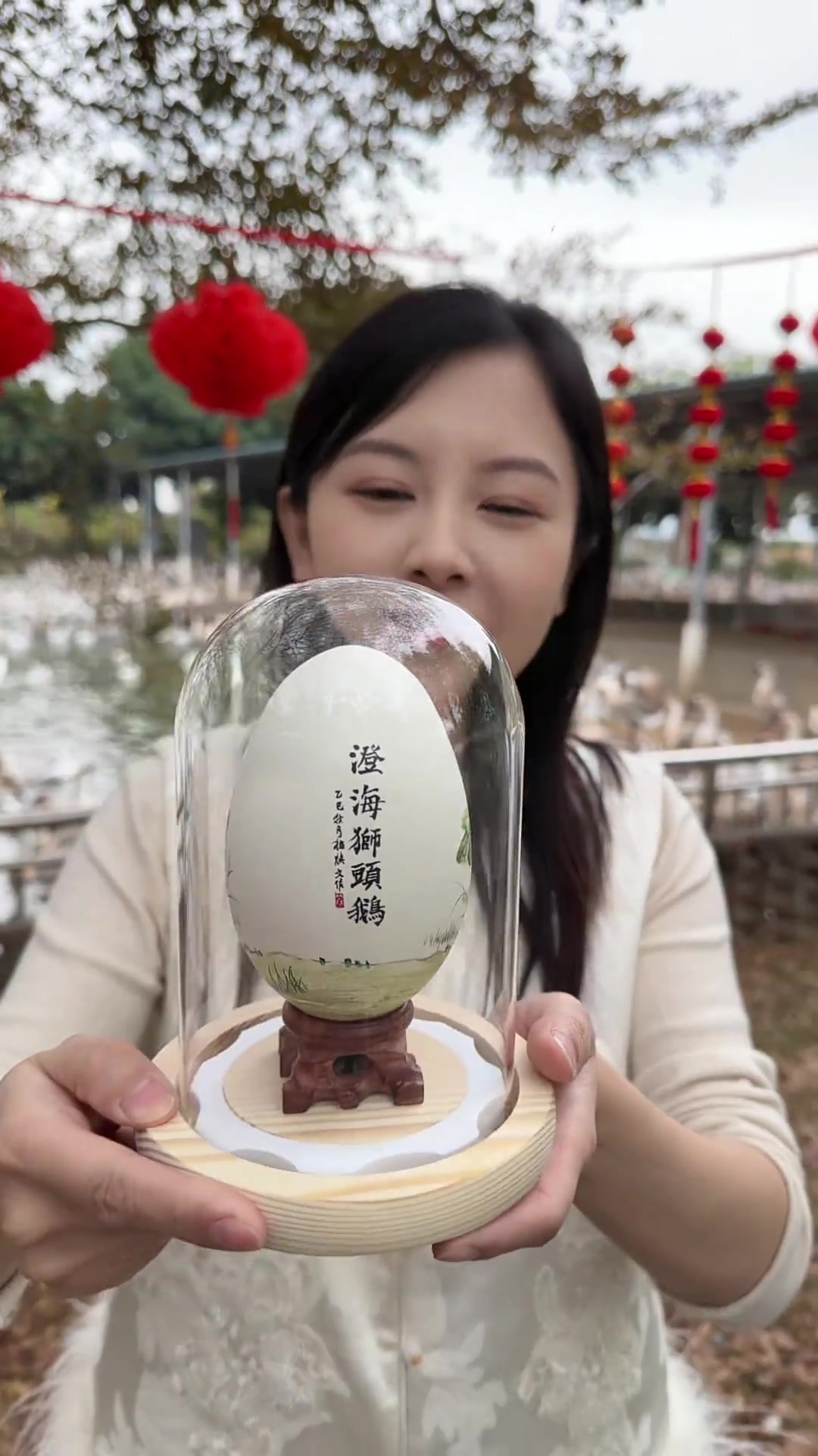 潮汕非遗鹅蛋画，杨焕文老师技艺超绝！