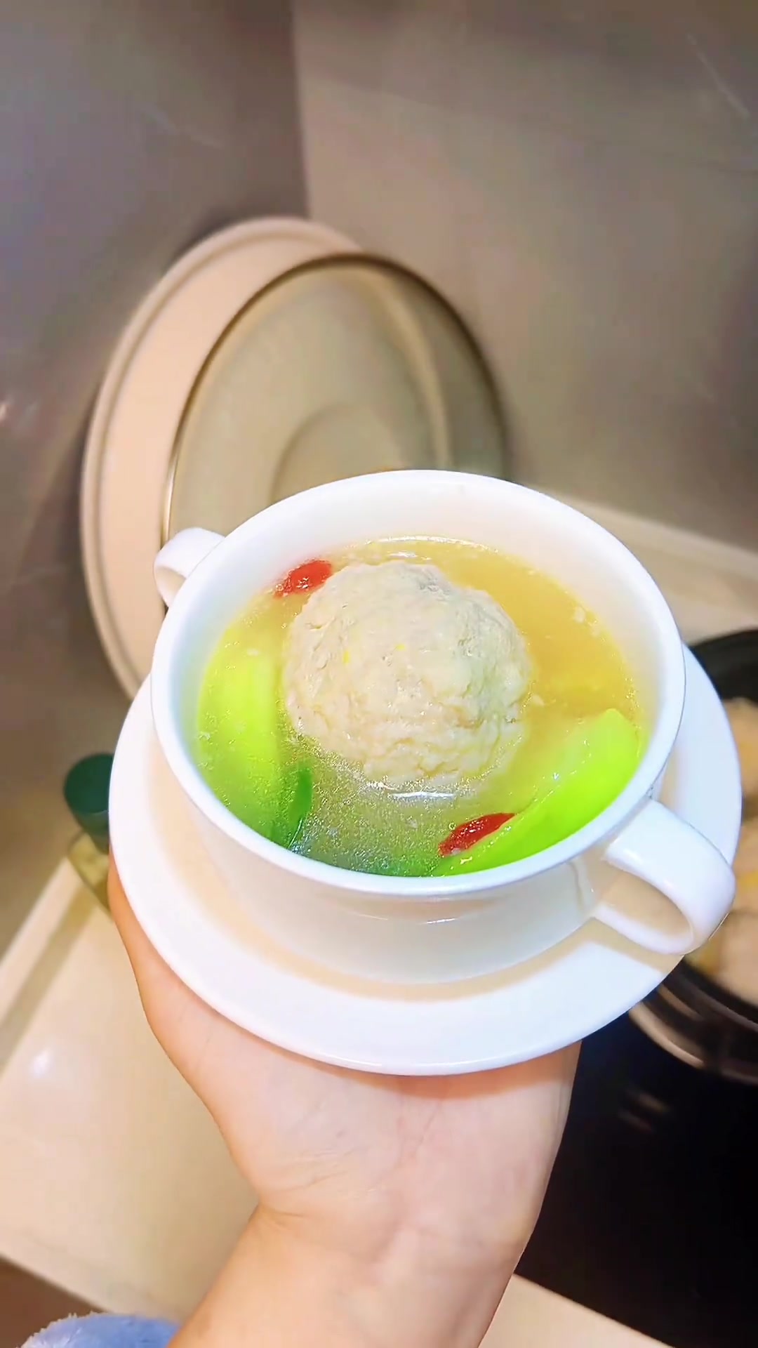 宝妈赞不绝口,淮扬名菜狮子头,鲜嫩不腻,扬州